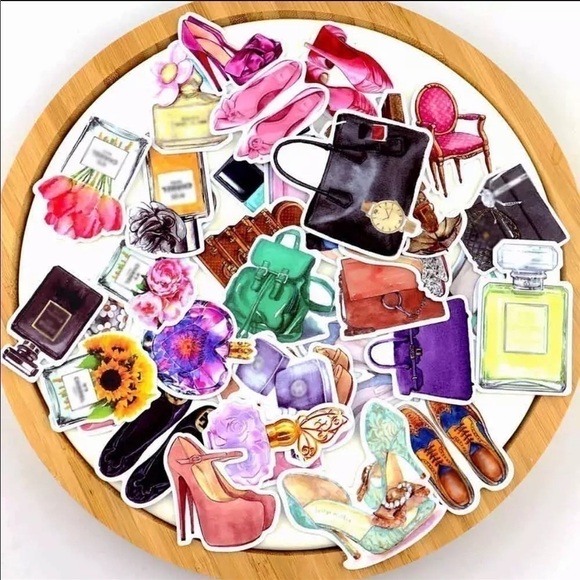 LUX STICKERS DESIGNER SCRAPBOOK STICKERS SET OF 36 - Picture 1 of 9